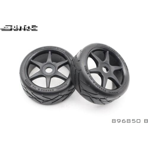 "SNRC 896840W 1:8 RCAccessories 1 / 8 RV FLAT TIRE SET 100*40 D40 A STYLE WHITE"