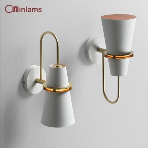Modern Wall Lamp Nordic Macaron LED Horn Wall Light Fixtures Creative Sconce for Bedside Living Room Home Indoor Decor Luminaire