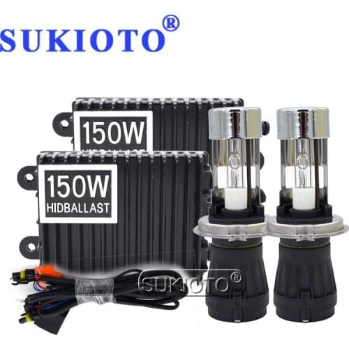 SUKIOTO Xenon Bulbs H4 (P43t)