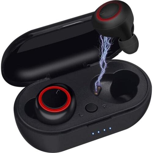 TWS-03 Wireless Bluetooth 5.0 HiFi Stereo Sound In-Ear Sports Earphones Headset Stereo Headphones Mini in Ear Dual Microphone