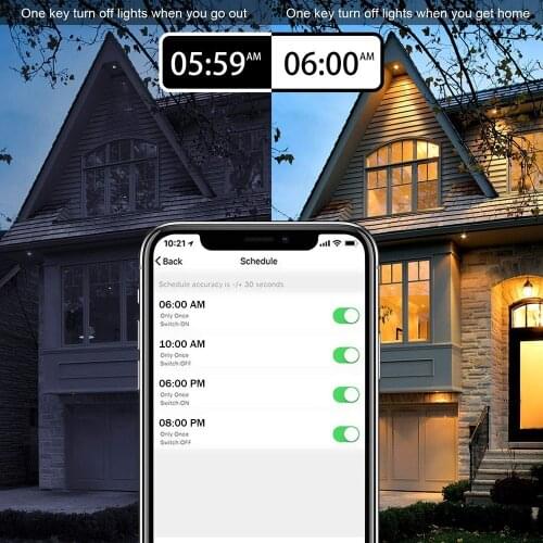 Smart Wi-Fi Switch Wireless Voice / APP Control Compatible with Google Home IFTTT Electrical for DIY Home Automation Module 10A