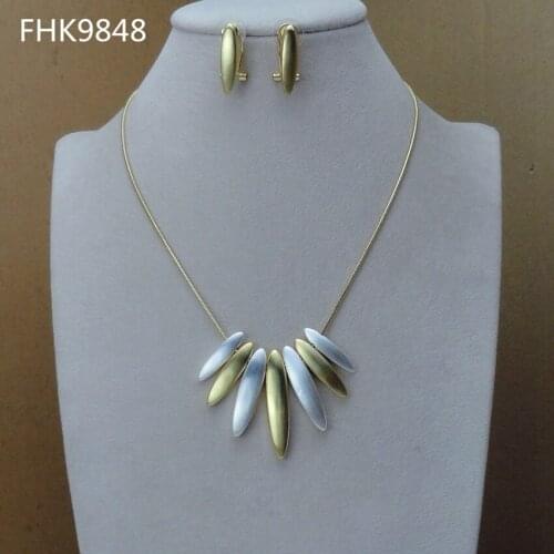 Yuminglai Dubai Costume Jewelry Fine Jewelry Pendant Sets FHK9848
