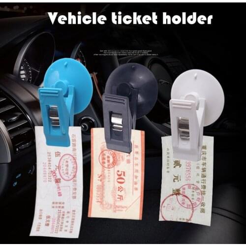 1Pair Detachable Car Mounting Curtain Suction Cup Auto Fastener Ticket Holder Automatic Fastener Vehicle Suction Cup Clip