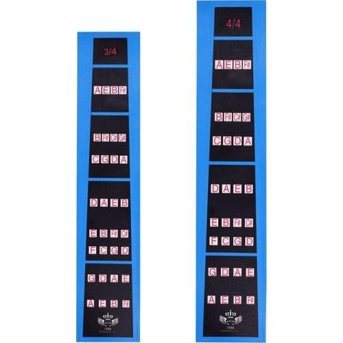 4/4 3/4 Guide Sticker Fingerboard Fretboard Marker Note Labels Fingerboard Fret Sticker Violin Practice Fiddle Finger