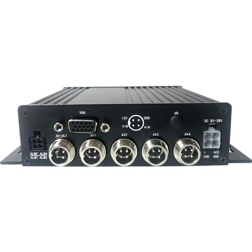 720P 4 Channel AHD SD Card mdvr with sim card 4CH Mobile DVR Russian Menu Korean Menu