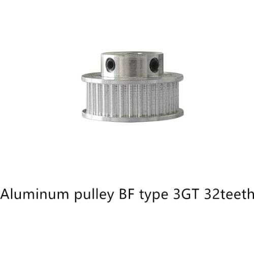 BF type GT3 Timing Pulley 32 teeth Bore 6mm 6.35mm for width 9mm 3GT Synchronous Belt Small backlash 32Teeth