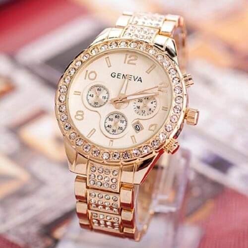 2020 ladies watch superb stainless steel watch ladies rhinestone luxury casual quartz watch Relojes Mujer