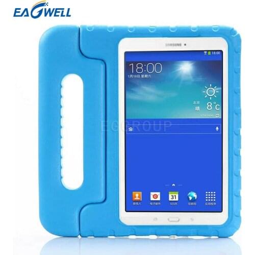 Kids Safe EVA Case for Samsung Tab E Lite 7.0 SM-T113 Shockproof Children Tablet Shell Cover for Samsung Galaxy Tab 3 Lite T110