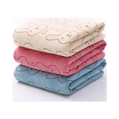 Kids Baby Boys Girls Cute Animals Towels Absorbent Drying Bath Beach Washcloth Swimwear Baby Towel