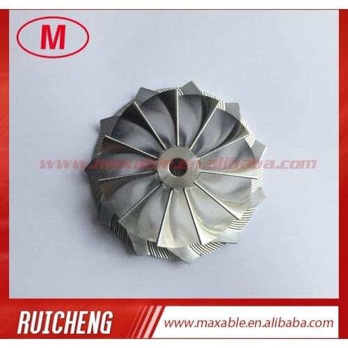 TD04HL 19T 49189-X 46.02/58.00mm 11+0 blades Turbocharger Billet/milling/aluminum 2618 compressor wheel