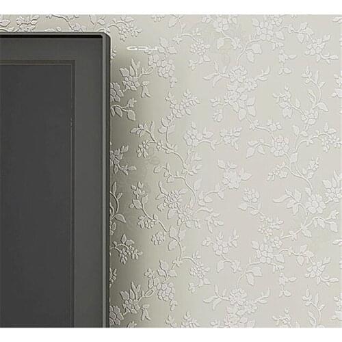 Beibehang European 3d pastoral non-woven wallpaper pure pigment color Living room TV background wallpaper bedroom children room