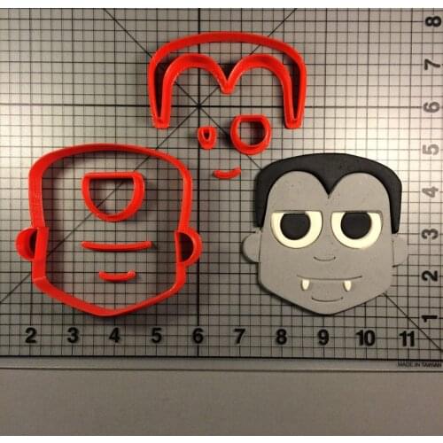 Halloween Dracula Face Cookie Cutter Kitchen Baking Supplies Cake Fondant Decoration Mold Fudge Tool Set 3D Custom Printing