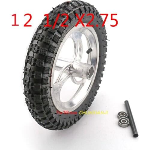 Lightning Delivery Razor MX350 / 400 Dirt Rocket Complete Front/Rear Wheel assembly 12 1/2 x 2.75 tires 12 1/2*2.75 wheel
