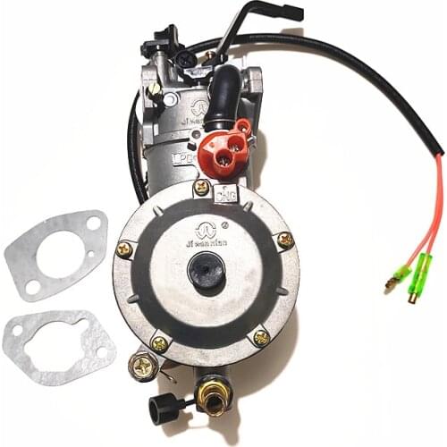LPG Conversion Kit Fit GX390 GX420 188F 190F 5KW 6.5KW 7KW 8KW Gasoline Generator 13HP 15HP CNG MANUAL CHOKE Dual FUEL Carb