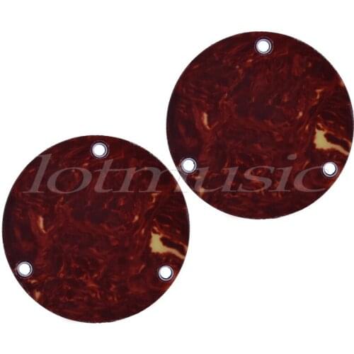Switch Cover Back Plate for Electric Guitar Parts Red Tortoise Shell ABS Pack of 2