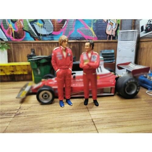 1/18 scale resin racing driver model simulation static mini doll model collection decoration car scene decoration decoration