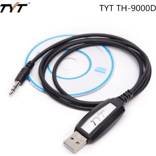 Original TYT TH-9000D USB Programming Cable Driver CD Win10 For Mobile Radio TYT TH-9000D Car Radio