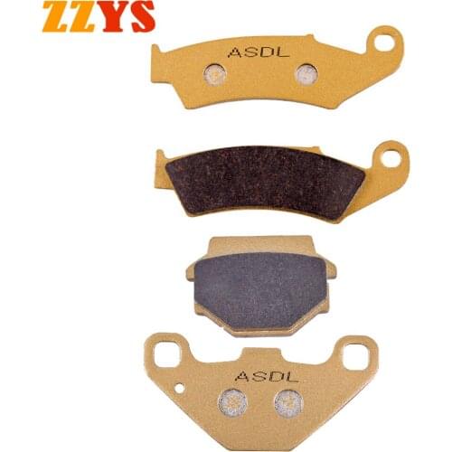 250CC Low Dust Motorcycle Front and Rear Brake Pads Set For ALFER AR 250 AR250 1993
