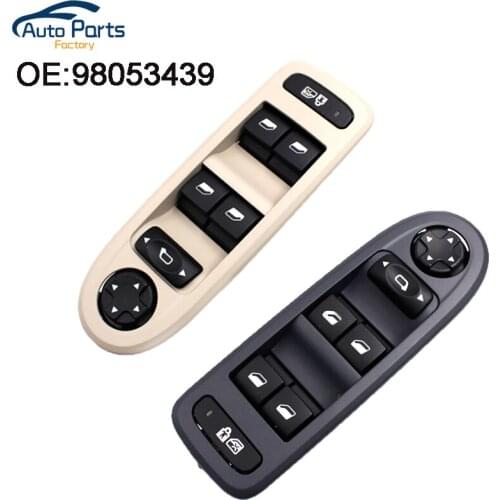 2 Color Power Window Switch For Peugeot 308 5 Door Hatchback Wagon 2008-2013 98053439 30170396 98054508ZD