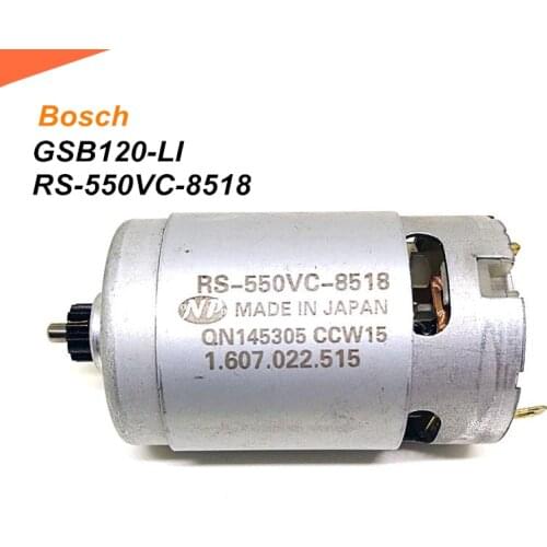 GSB120-LI 12V Rechargeable drill screwdriver machine maintenance motor RS-550VC-8518 with 13T gear