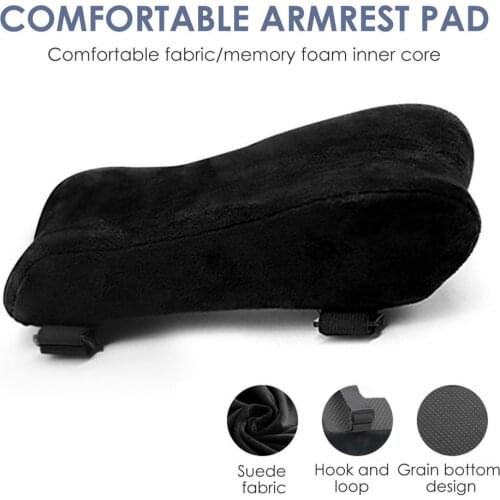 Office Chair Armrest Pad Elbow Pillow Comfortable Support Cushion Memory Foam Inner Core Sofa Cushion For Home Office Game Chair