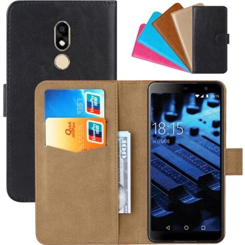 Luxury Wallet Case For BQ BQ-5707G Next Music PU Leather Retro Flip Cover Magnetic Fashion Cases Strap