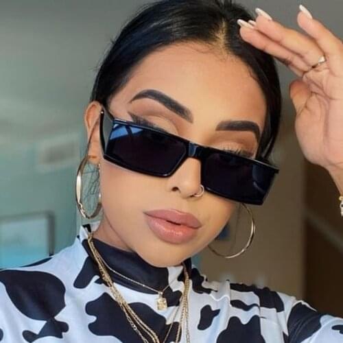 Vintage Square Sunglasses Women Brand Designer Retro Punk Sun Glasses Male Rectangle Female Eyewear Small Frame Oculos De Sol