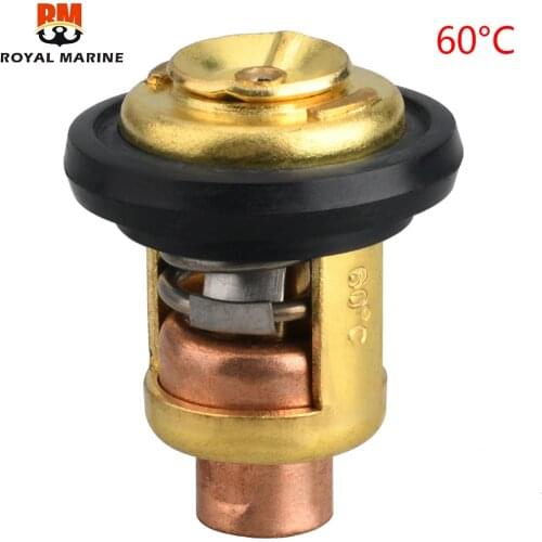 Thermostat 6D9-12411-00 6G8-12411-01 6G8-12411-02 for Yamaha 4-stroke 60hp F60A F60C F60F 60CV Outboard Motor 6D9-12411