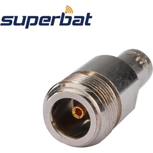 Superbat 5pcs N-BNC Adapter N Jack to BNC Female Straight RF Coaxial Connector