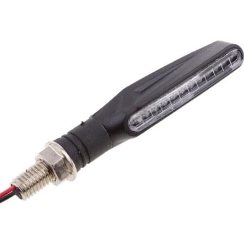 2pcs Universal Motorcycle 12LED Turn Signal Light Blinker Indicator