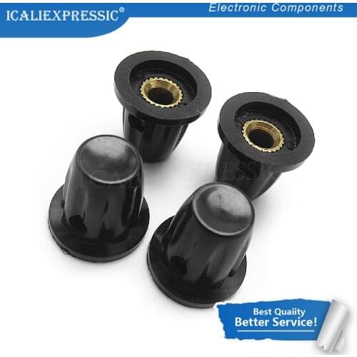 10PCS Bakelite potentiometer knob hole: 4MM for WH5 WXD3-13 K17-01 potentiometer