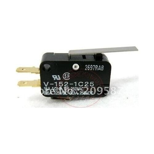 20pcs V-152-1C25 Straight Hinge Lever AC DC Micro Switch Limit Switch