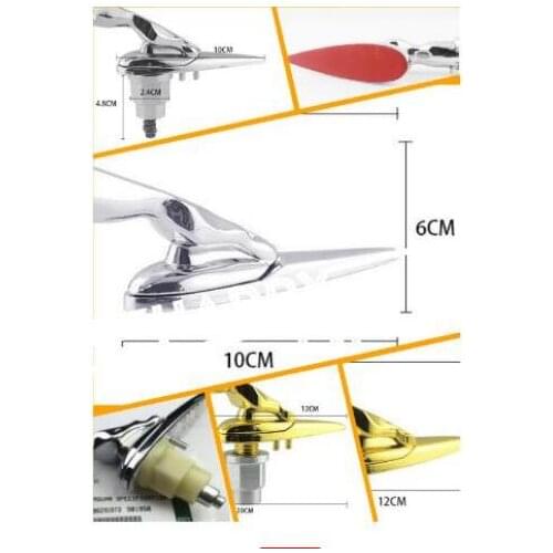 3D Metal High Quality Silver Gold X S-type Hood Ornament Badge Emblem for XJ 6/8 XJR XF S X