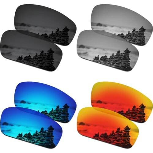 SmartVLT 4 Pairs Polarized Sunglasses Replacement Lenses for Oakley Splinter - 4 Colors