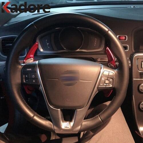 Aluminum Steering Wheel Paddle Shift Gear Extension Shifter Car Accessories For Volvo S60 XC60 S80 XC70 V60 V40