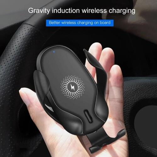 Qi Car Fast Wireless Charger For iPhone 11 12 SE 8 Plus XS 10W Car Wireless Charger For Samsung Galaxy S8 S9 S10 Note 9 Charger