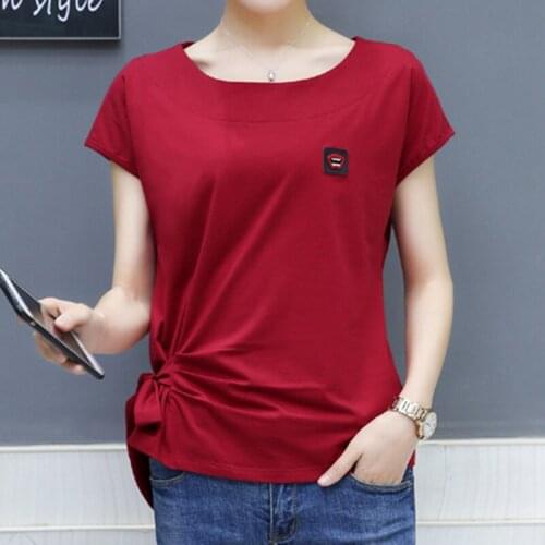 Женские хлопковые футболки HUI LI FA China At AliExpress