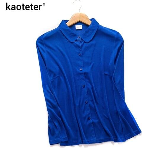 Женские классические рубашки Kaoteter China At AliExpress