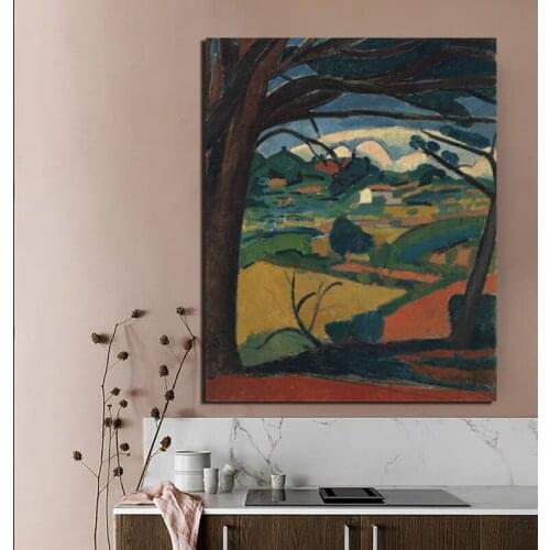 Andre Derain Landscape Painting Canvas Painting Poster Prints Marble Wall Art Painting Decorative Picture Modern Home Decoration
