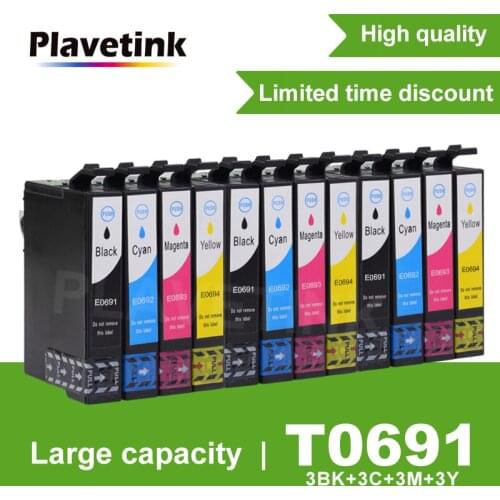Compatible For Epson T0691 Ink Cartridge Full Ink For Epson Stylus CX5000 CX6000 CX7000F CX7400 CX7450 CX8400 CX9400 Printer