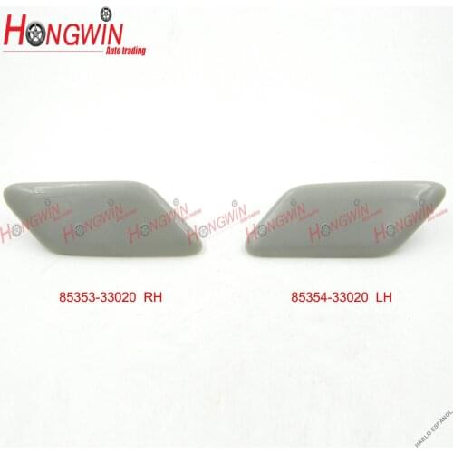 85354-33020 85353-33020 LH/RH Headlight Headlamp Cleaning Washer Cap Cover Fits Toyota Camry 2018 2019 8535433020 8535333020