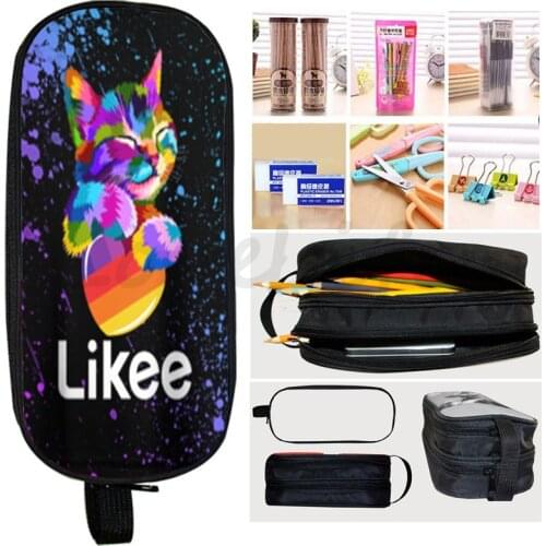 Likee Pencil Case Children Boys Pen Bags Girls Likee Cosmetic Case like Pencilcase High Quality Pencil Bag for kids gifts