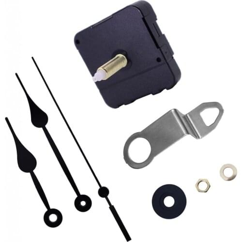 3 Hands Quartz Clock Movement DIY Wall Clock Movement Mechanism Clock Repair Parts Replacement (Shaft Length 31mm/1.22inch)