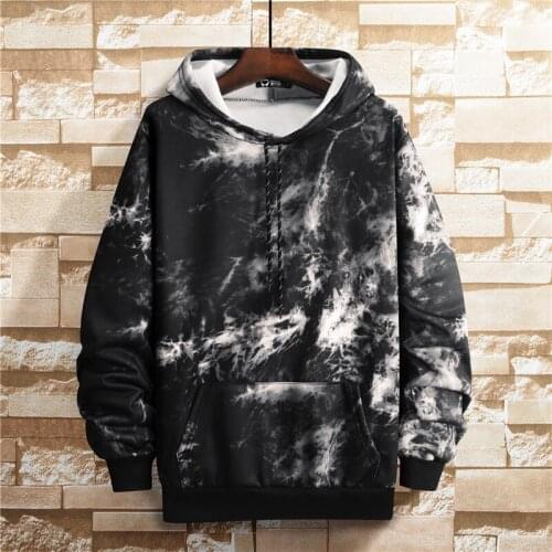 New Mens Hoodies Harajuku Streetwear Long Sleeve Hoodie Men Hip Hop Fashion Sweatshirts Spring Autumn Men Clothing Retro Hoodie