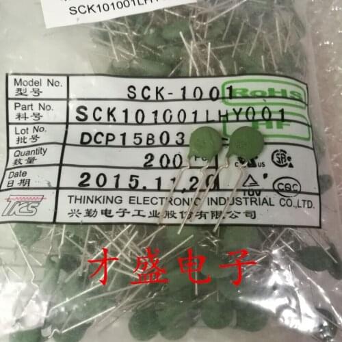 NTC Thermistor SCK-1001 SCK101001LHY 100R 1A NTC 10MM New and Original