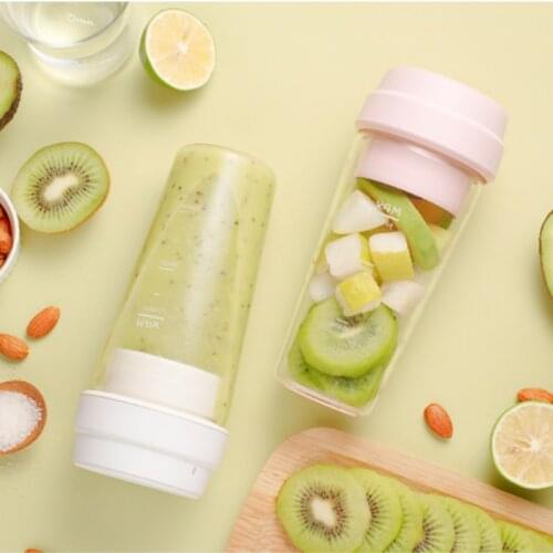 XIAOMI MIJIA 17PIN Star Fruit Cup Small Portable blender Juicer mixer food processor 400ML Magnetic charging 30 Seconds Of Q