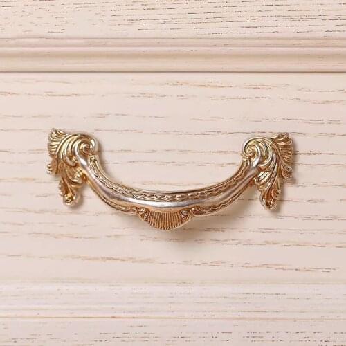 Free shipping2.5"European vintage drawer handle Zinc alloy cabinet door pulls Antique silver furniture pulls Wardrobe knobs 64mm