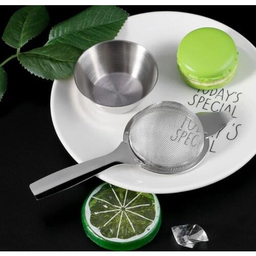Stainless Steel Mesh Tea Infuser Metal Cup Tea Filter Strainer Strainer Loose Leaf Filter With Handle Kitchen Tool