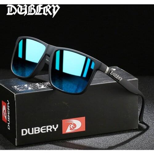 DUBERY 2021 New Polarized Sunglasses Men High Quality Sport Style Fashion Sun Glasses UV400 Lens Lightweight Outdoor Goggles CE