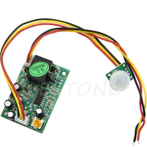 T3EE DC 12V Capteur de humain PIR IR Pyroelectric Module infrarouge Ajuster Relais